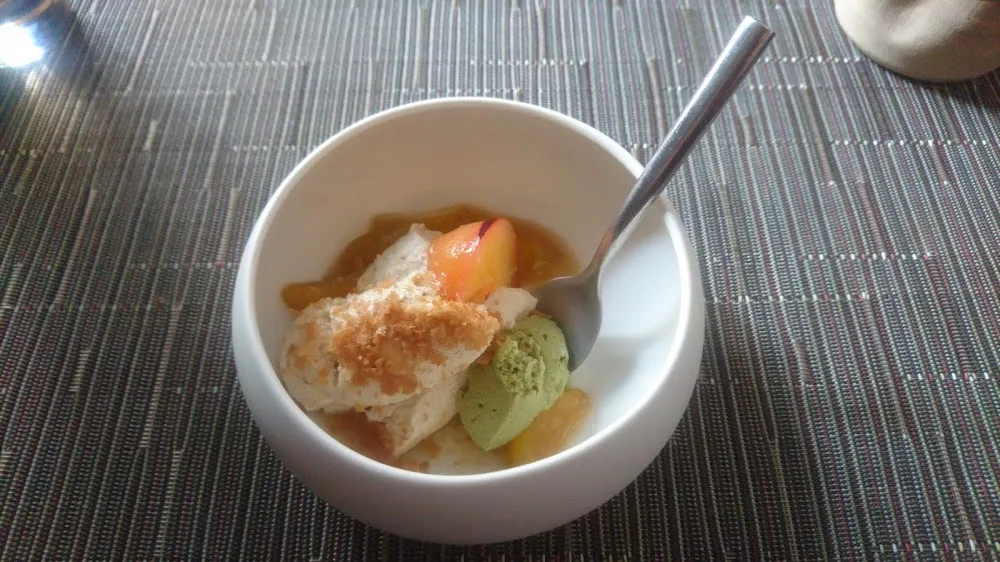 Glaces Au Thé Vert Et Mangue